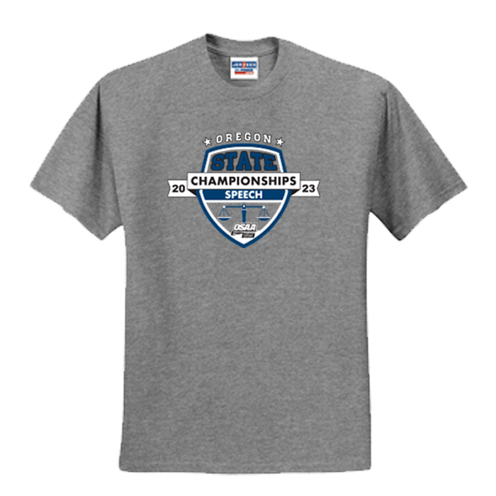 Short Sleeve - OSAA 2022-2023 State Championships - Light Grey