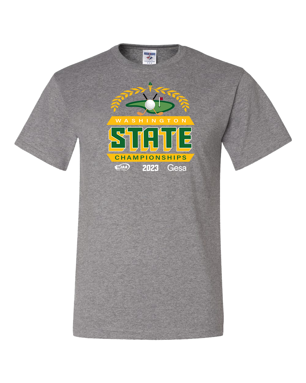 Short Sleeve- WIAA 2022-2023 State Championships - Light Grey