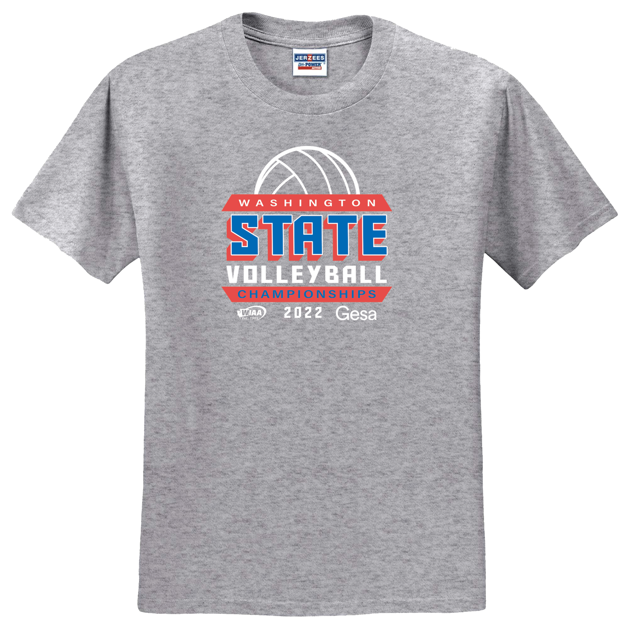 Short Sleeve- WIAA 2022-2023 State Championships - Light Grey