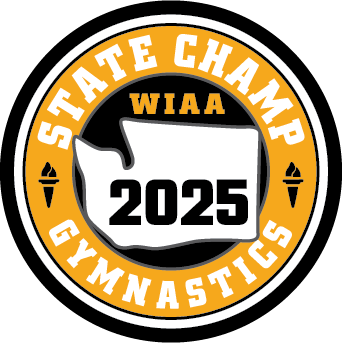 CHAMP Patch - WIAA 2024-2025 State Championships - Gold/Black