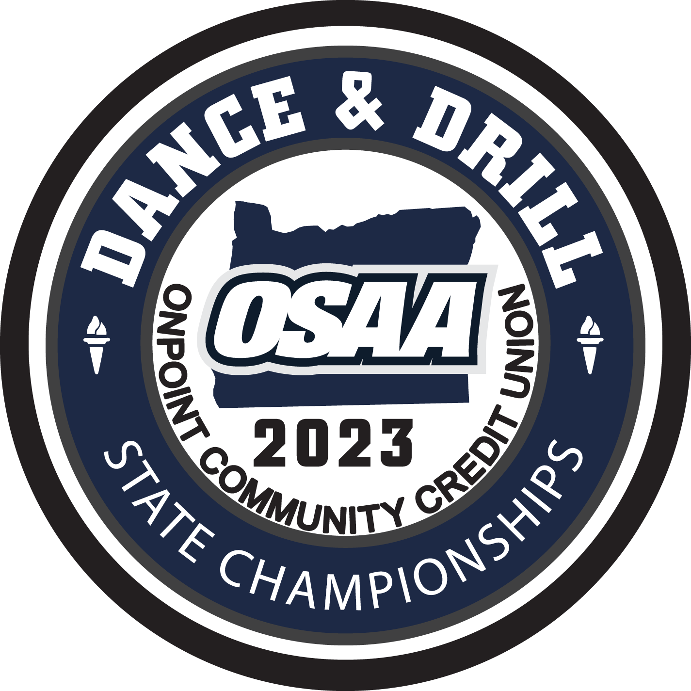 Patch - OSAA 2022-2023 State Championships - Green/White