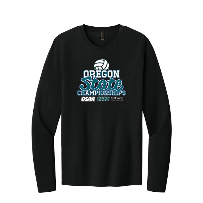 Long Sleeve - OSAA 2026 State Volleyball - Black