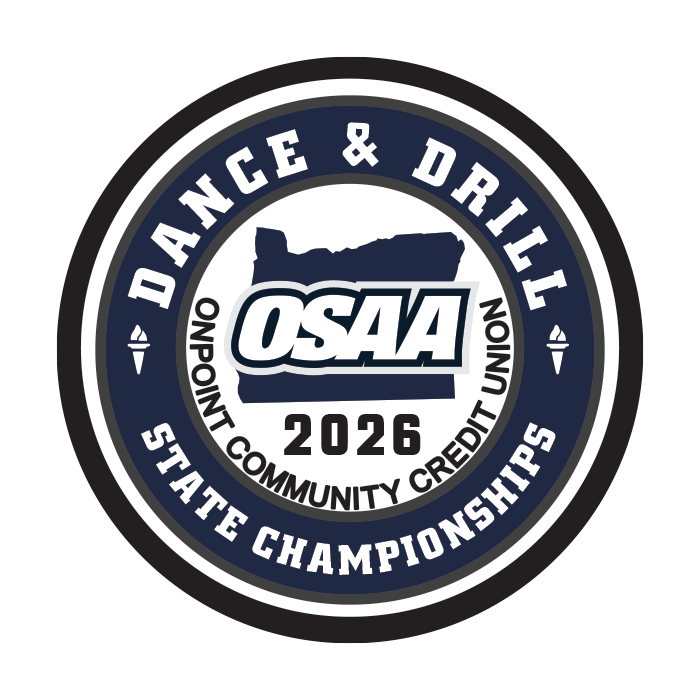 Patch - OSAA 2026 State Dance and Drill - Blue/White