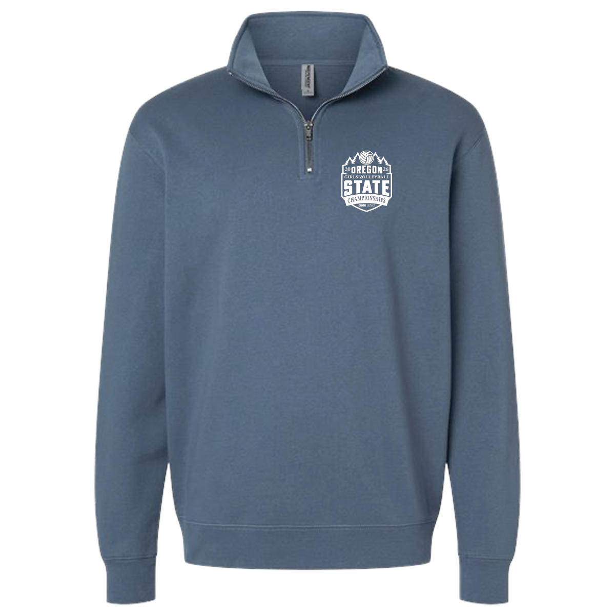 Fleece 1/4 Zip - OSAA 2026 State Volleyball - Storm Blue