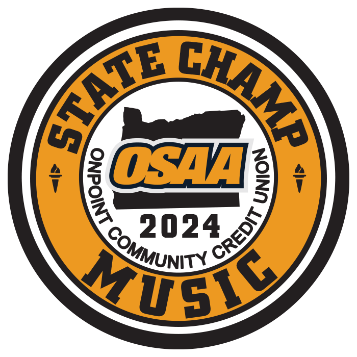 CHAMP Patch - OSAA 2023-2024 State Championships - Gold/Black