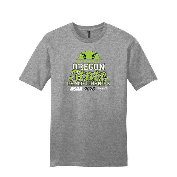 Short Sleeve - OSAA 2026 State Softball - Grey Frost