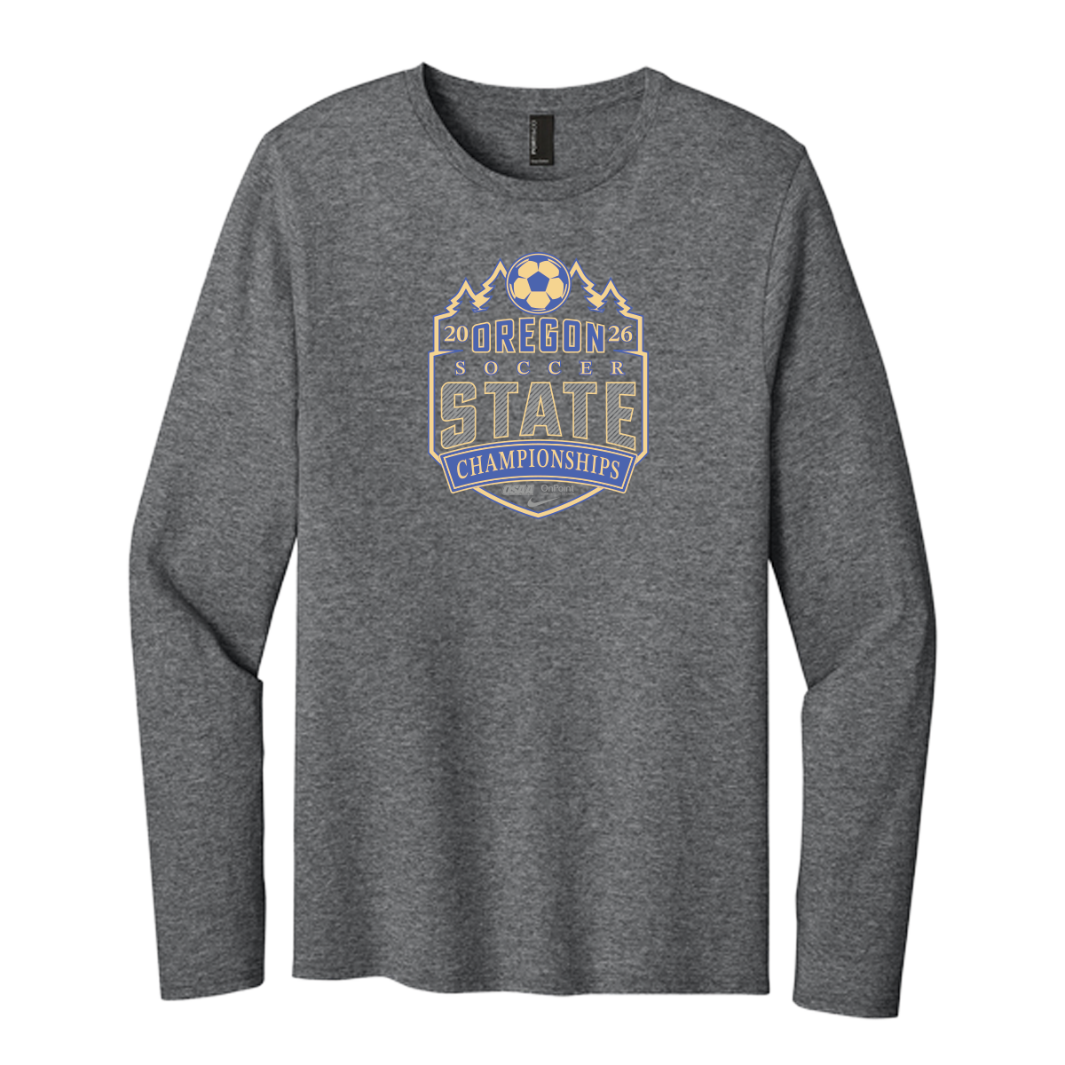 Long Sleeve - OSAA 2026 State Soccer - Graphite Heather