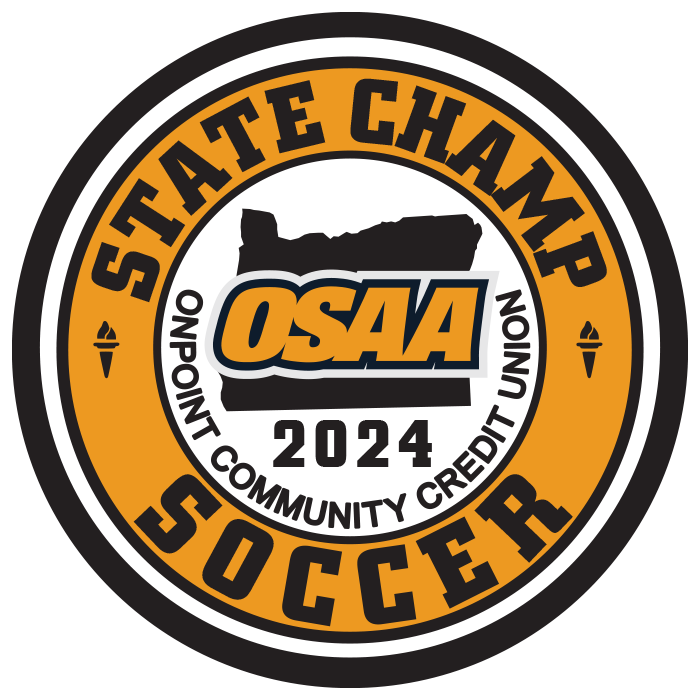 CHAMP Patch - OSAA 2024-2025 State Championships - Gold/Black