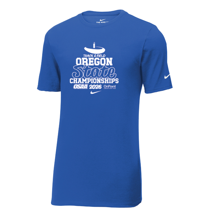 Nike Dri-Fit Short Sleeve - OSAA 2026 State Track and Field - Rush Blue