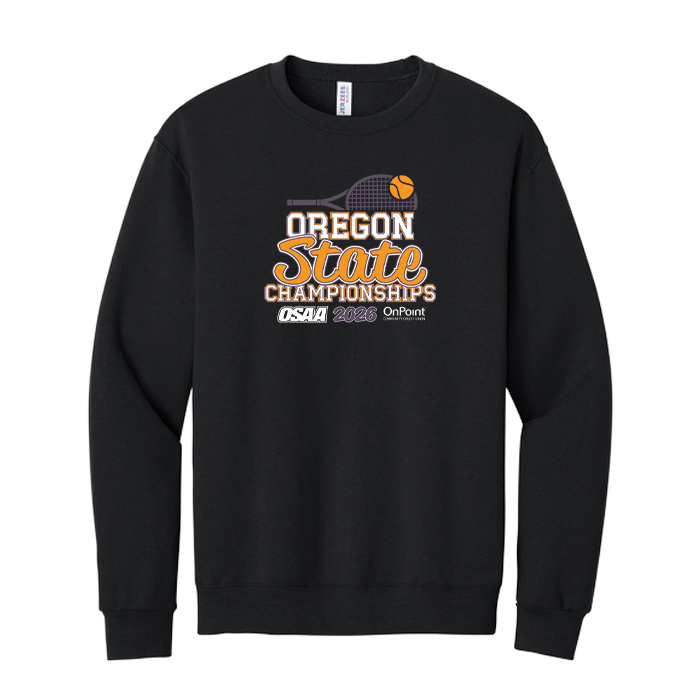 Crewneck - OSAA 2026 State Tennis - Black