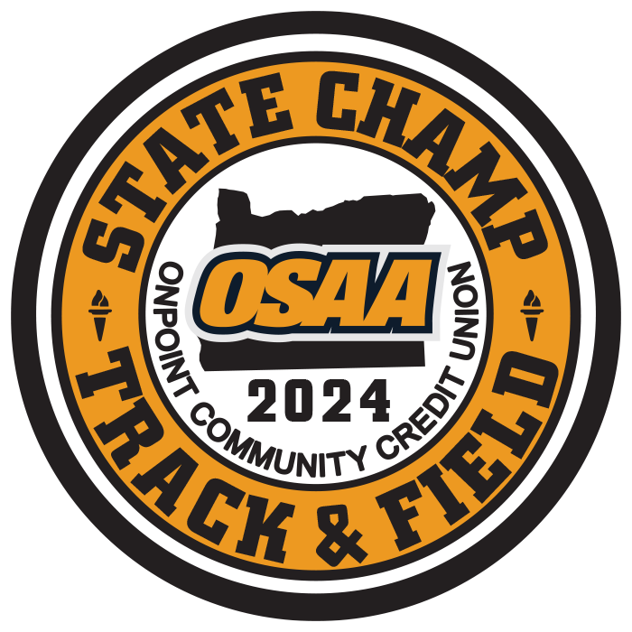 CHAMP Patch - OSAA 2023-2024 State Championships - Gold/Black