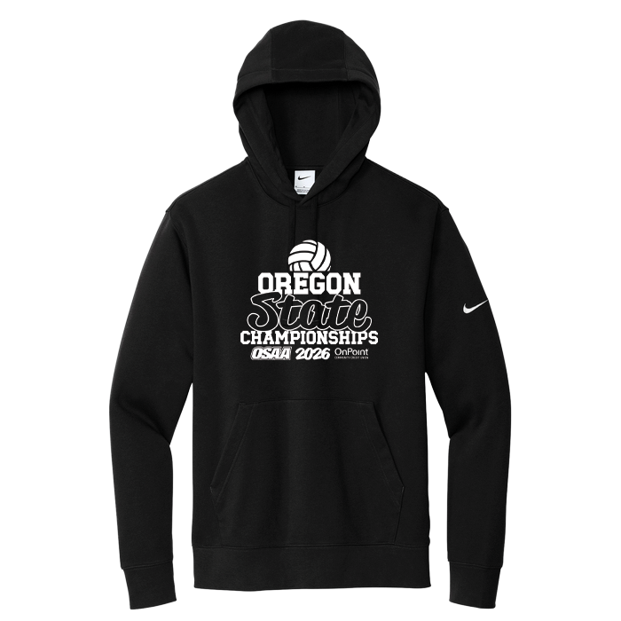 Nike Hoodie - OSAA 2026 State Volleyball - Black