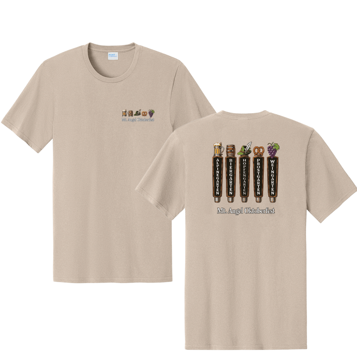 Mt. Angel Oktoberfest 2026 - Short Sleeve - Sand