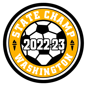 CHAMP Patch - WIAA 2022-2023 State Championships - Gold/Black