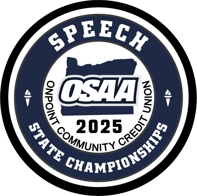 Patch - OSAA 2024-2025 State Championships - Blue/White