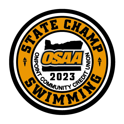 CHAMP Patch - OSAA 2022-2023 State Championships - Gold/Black