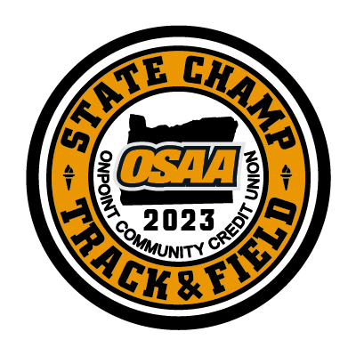 CHAMP Patch - OSAA 2022-2023 State Championships - Gold/Black