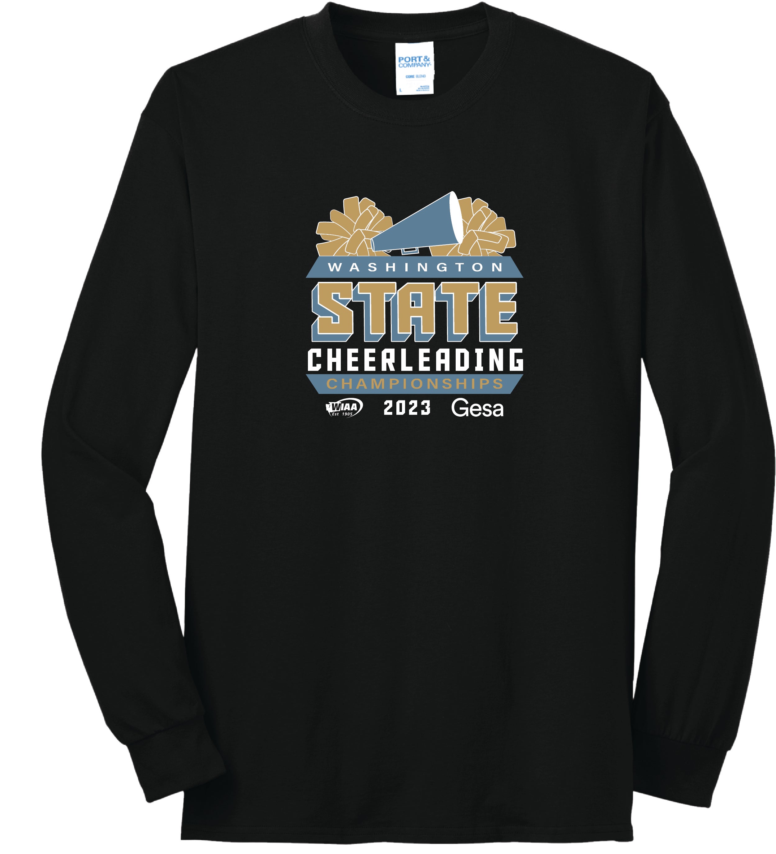 Long Sleeve - WIAA 2022-2023 State Championships - Black