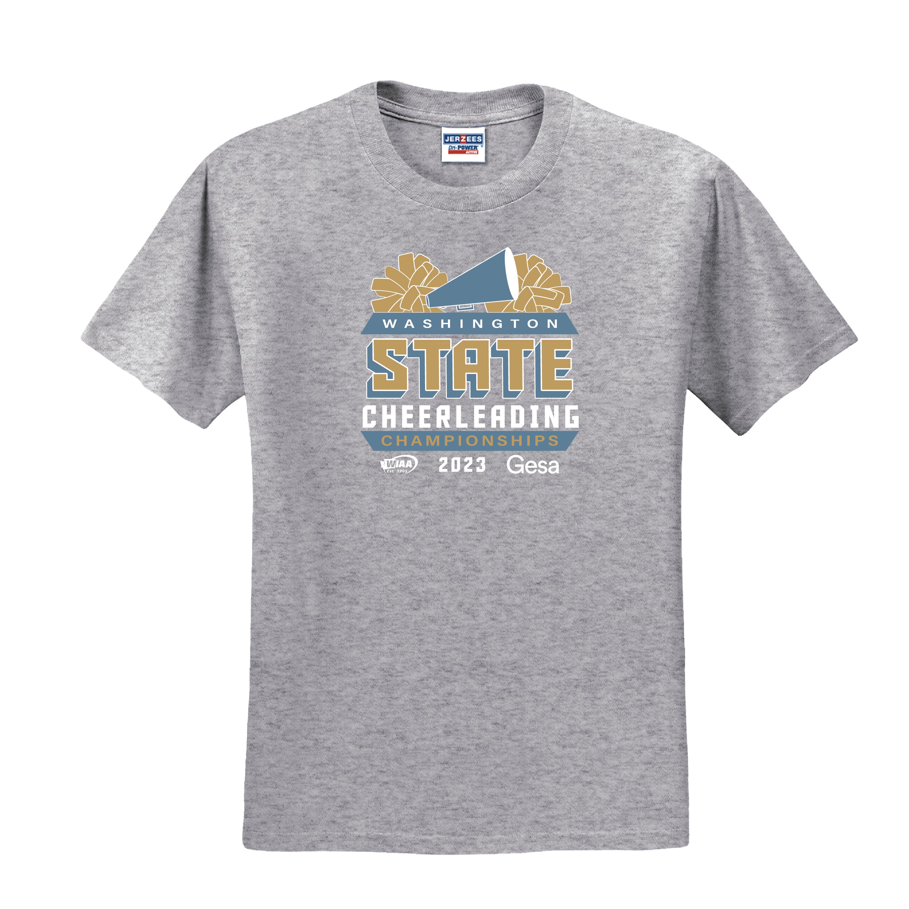 Short Sleeve- WIAA 2022-2023 State Championships - Light Grey