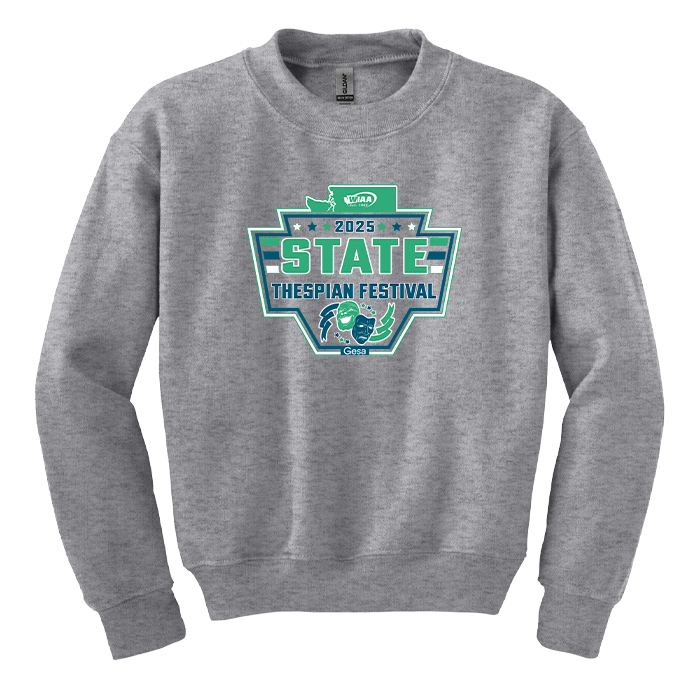 Crewneck - WIAA 2024-2025 State Championships - Light Grey