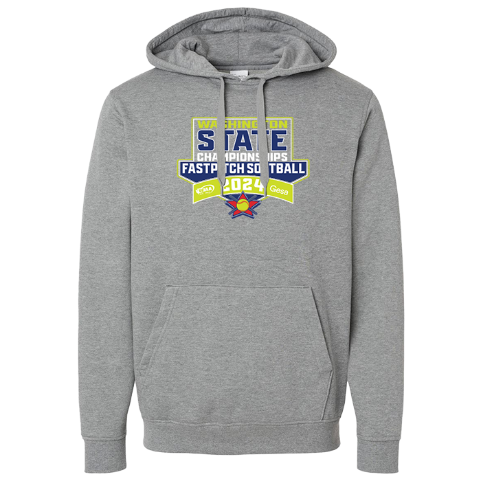 Hoodie - WIAA 2023-2024 State Championships - Light Grey