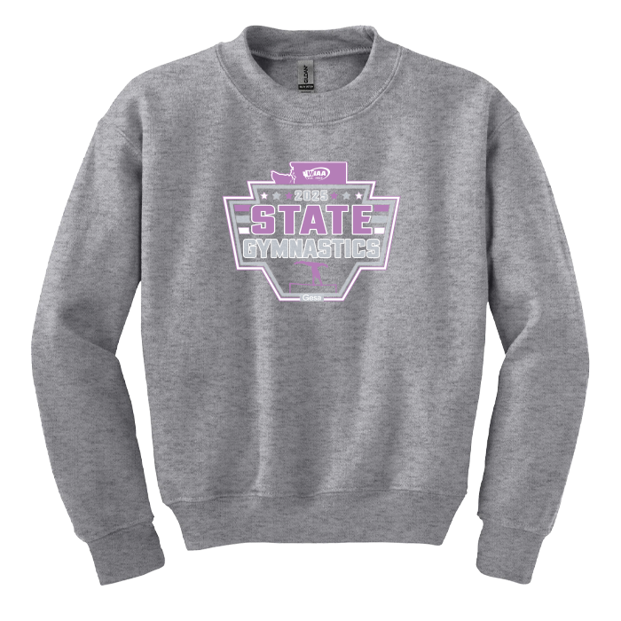 Crewneck - WIAA 2024-2025 State Championships - Light Grey