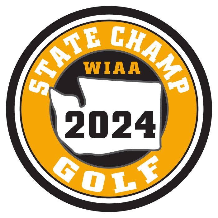 CHAMP Patch - WIAA 2023-2024 State Championships - Gold/Black
