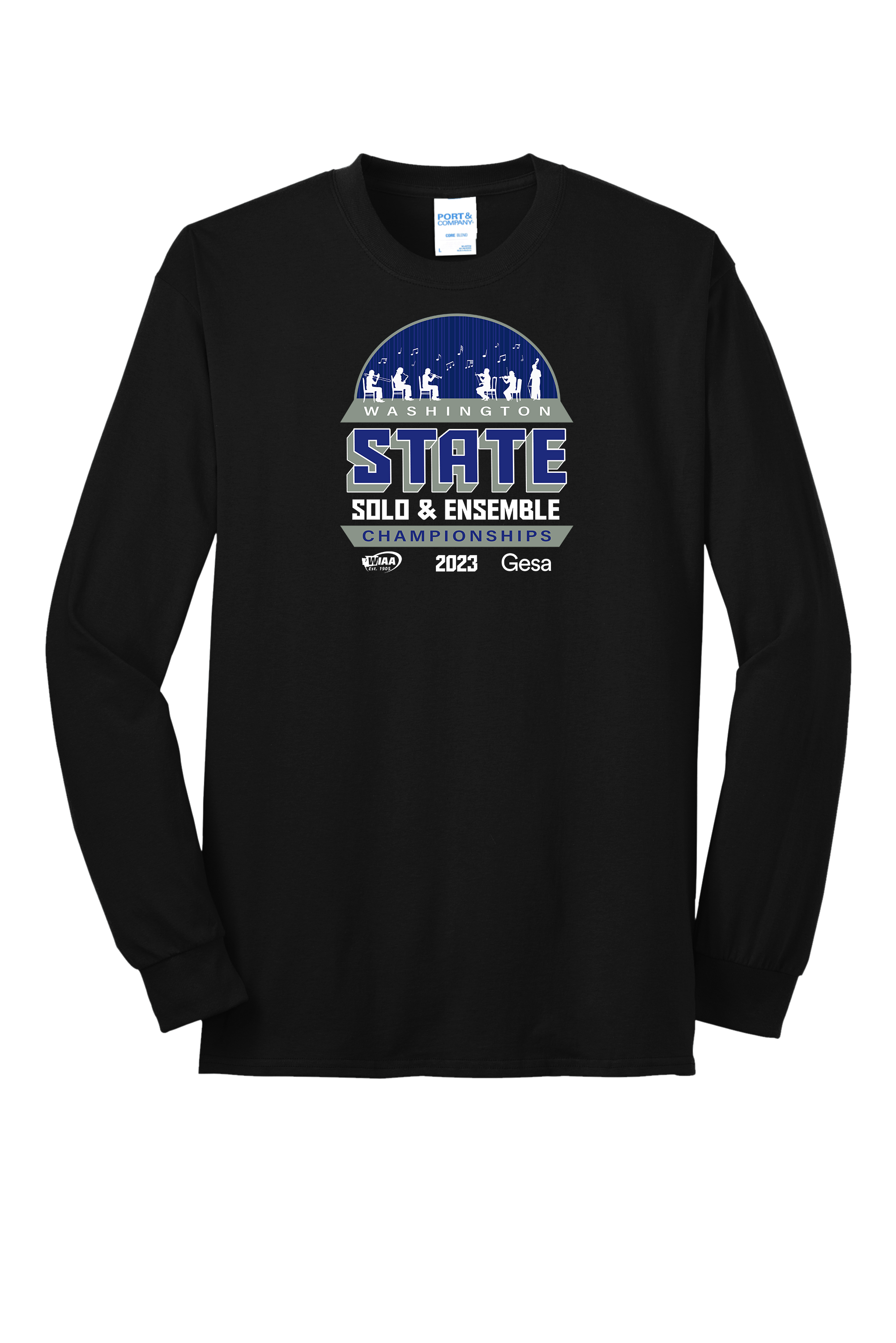 Long Sleeve - WIAA 2022-2023 State Championships - Black