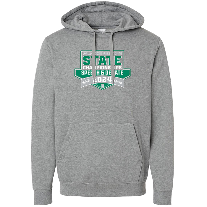 Hoodie - WIAA 2023-2024 State Championships - Light Grey
