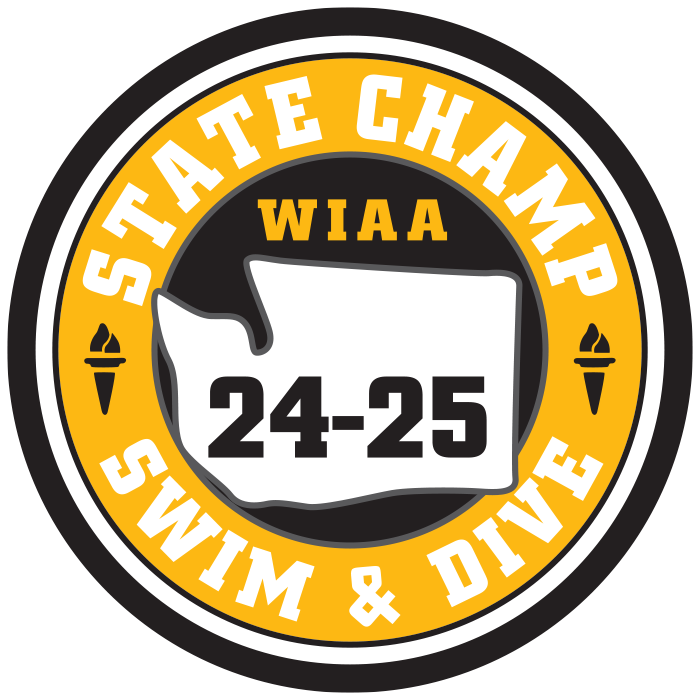CHAMP Patch - WIAA 2024-2025 State Championships - Gold/Black