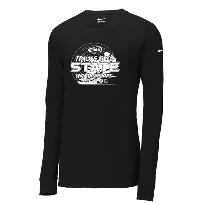 Nike Long Sleeve - WIAA 2026 State Track and Field - Black