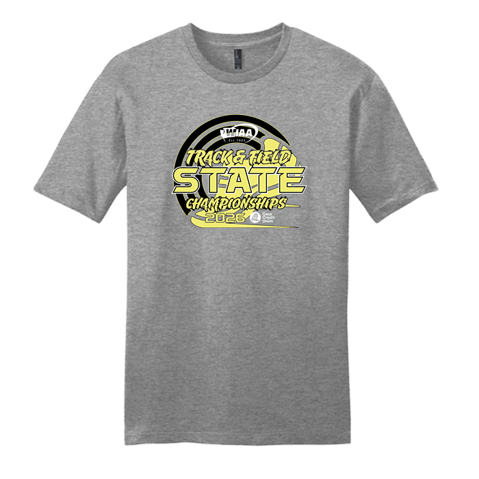 Short Sleeve - WIAA 2026 State Track and Field - Grey Frost