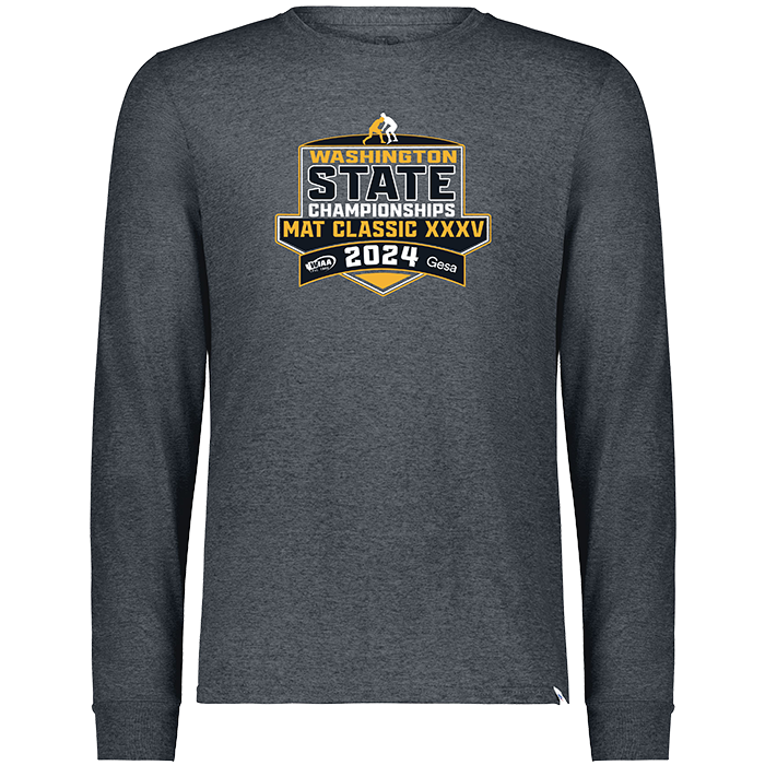 Long Sleeve - WIAA 2023-2024 State Championships - Black Heather
