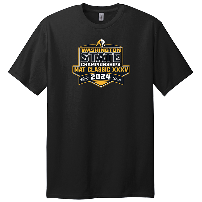 Short Sleeve- WIAA 2023-2024 State Championships - Black