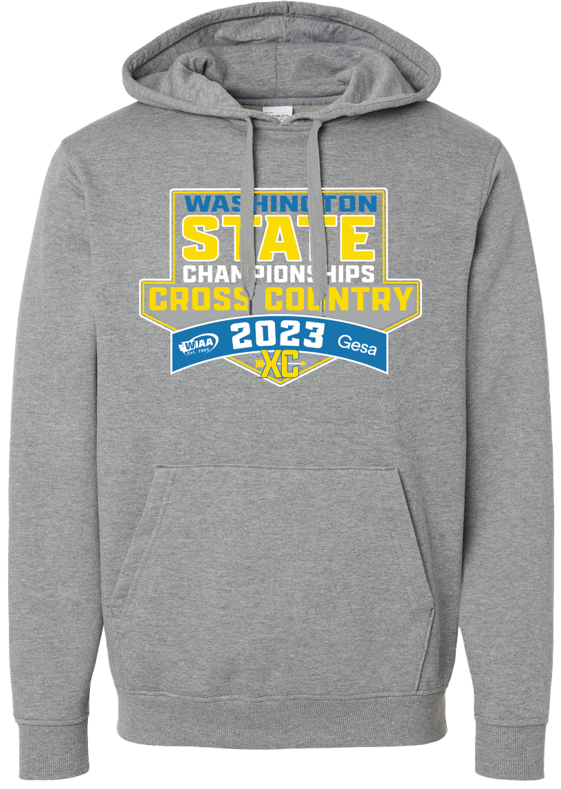 Hoodie - WIAA 2023-2024 State Championships - Light Grey