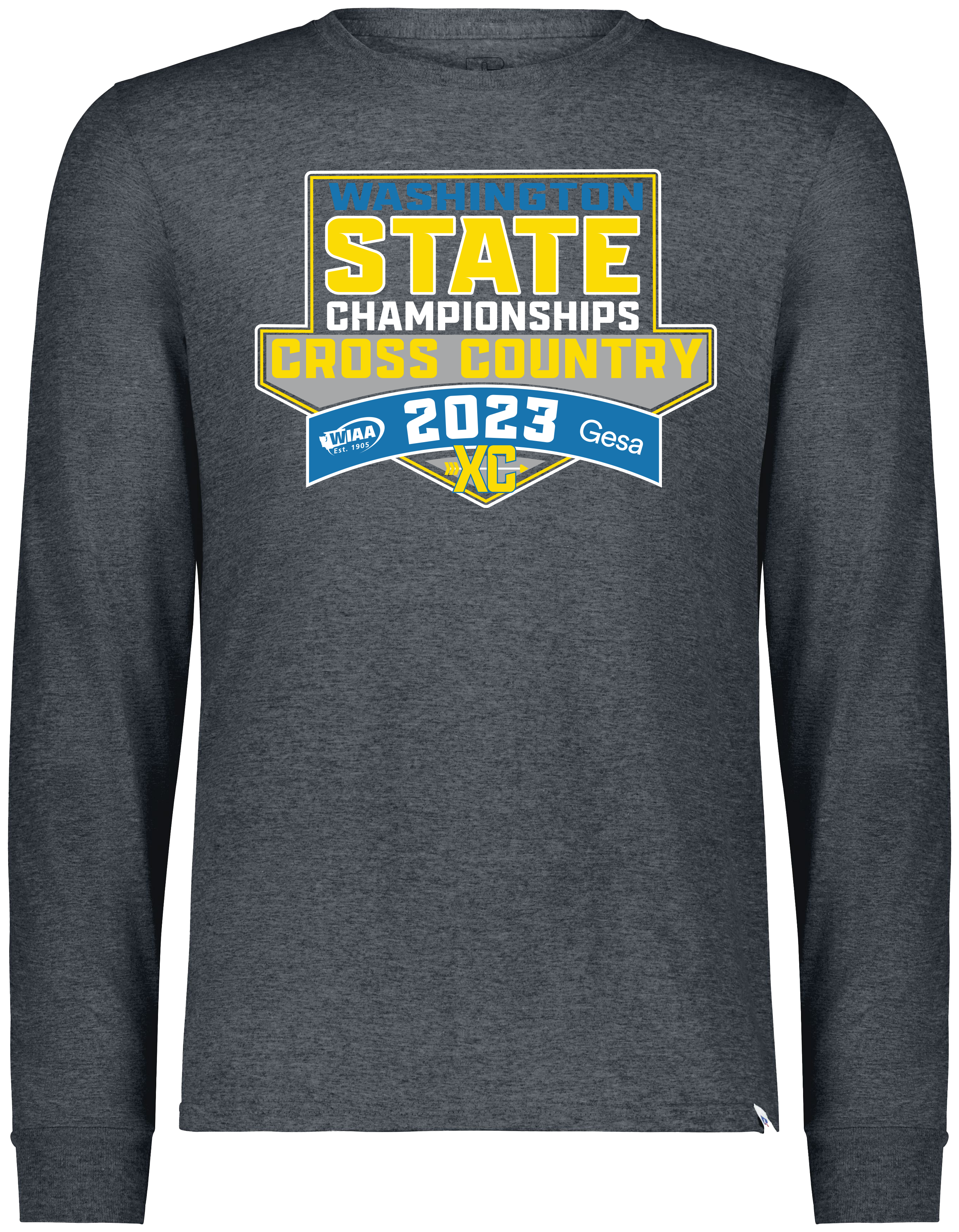 Long Sleeve - WIAA 2023-2024 State Championships - Black Heather
