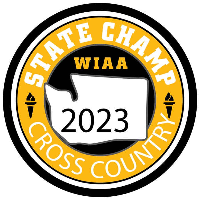 CHAMP Patch - WIAA 2023-2024 State Championships - Gold/Black