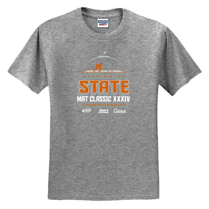 Short Sleeve- WIAA 2022-2023 State Championships - Light Grey