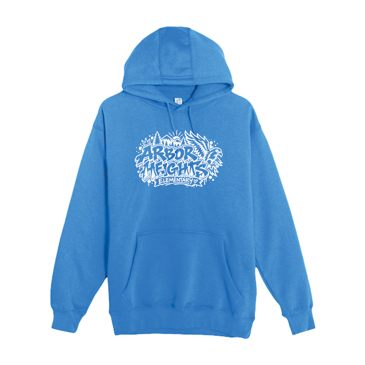 Youth Hoodie - Arbor Heights Elementary Spiritwear - Royal