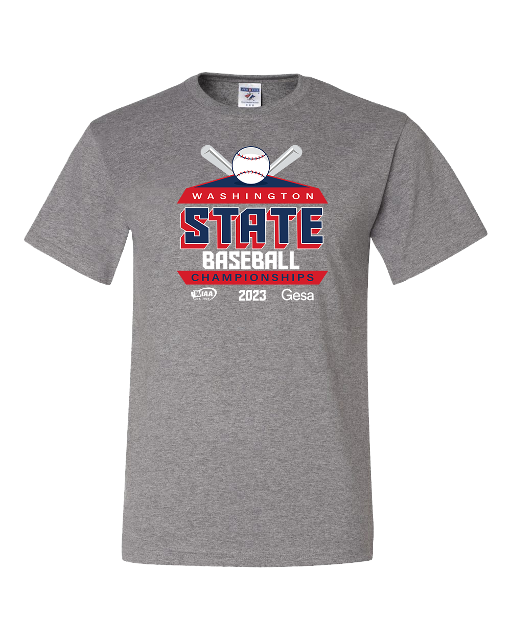 Short Sleeve- WIAA 2022-2023 State Championships - Light Grey