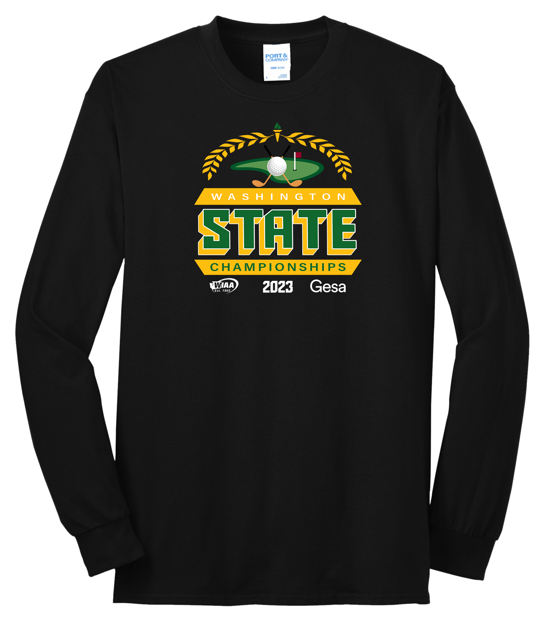 Long Sleeve - WIAA 2022-2023 State Championships - Black
