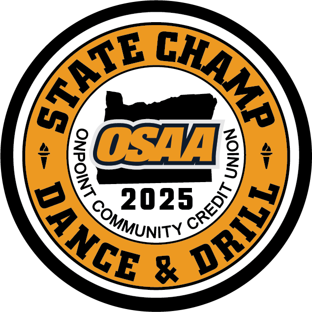 CHAMP Patch - OSAA 2024-2025 State Championships - Gold/Black