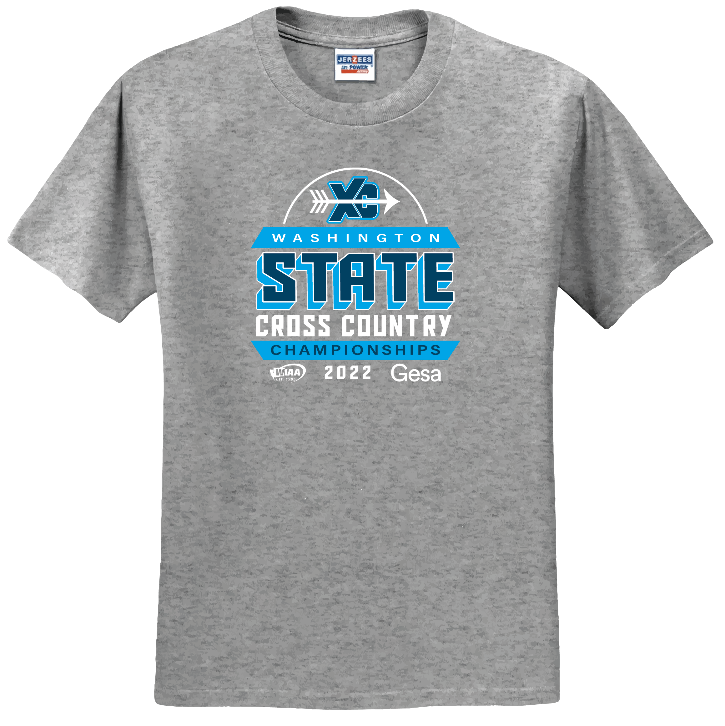 Short Sleeve- WIAA 2022-2023 State Championships - Light Grey