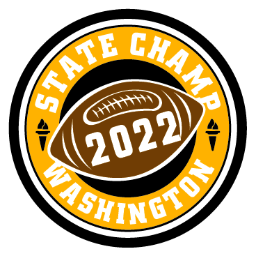 CHAMP Patch - WIAA 2022-2023 State Championships - Gold/Black