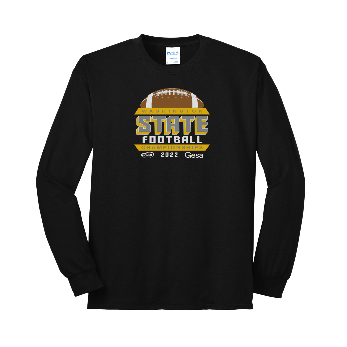 Long Sleeve - WIAA 2022-2023 State Championships - Black