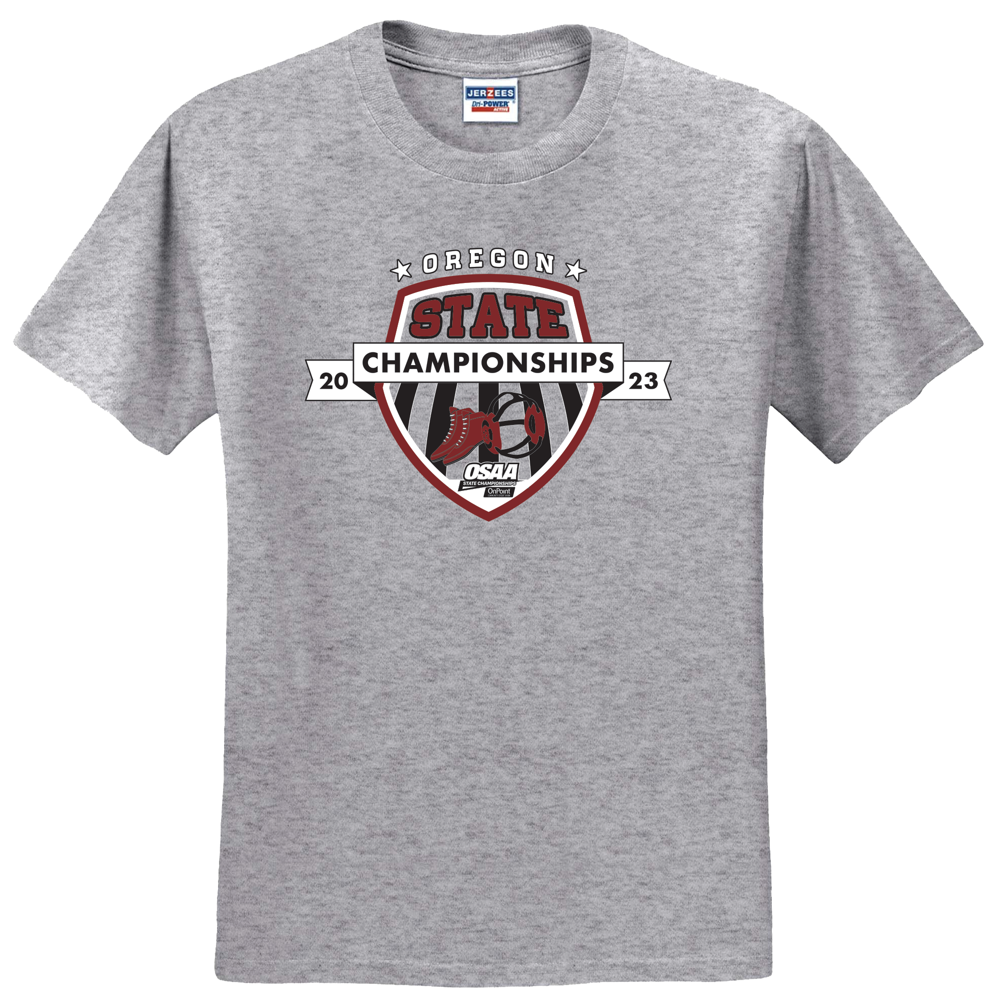Short Sleeve - OSAA 2022-2023 State Championships - Light Grey