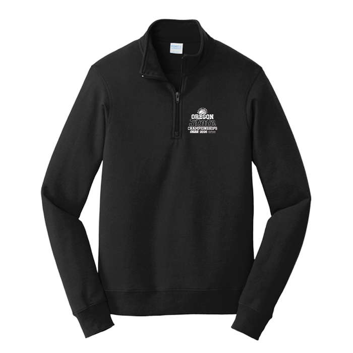 Fleece 1/4 Zip - OSAA 2026 State Basketball - Black