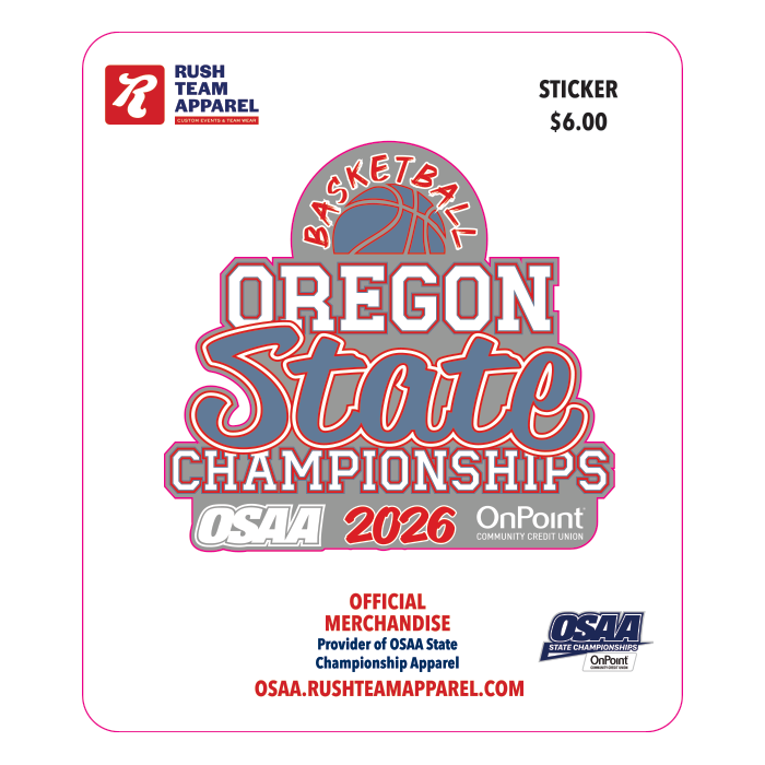 Sticker - OSAA 2026 State Basketball