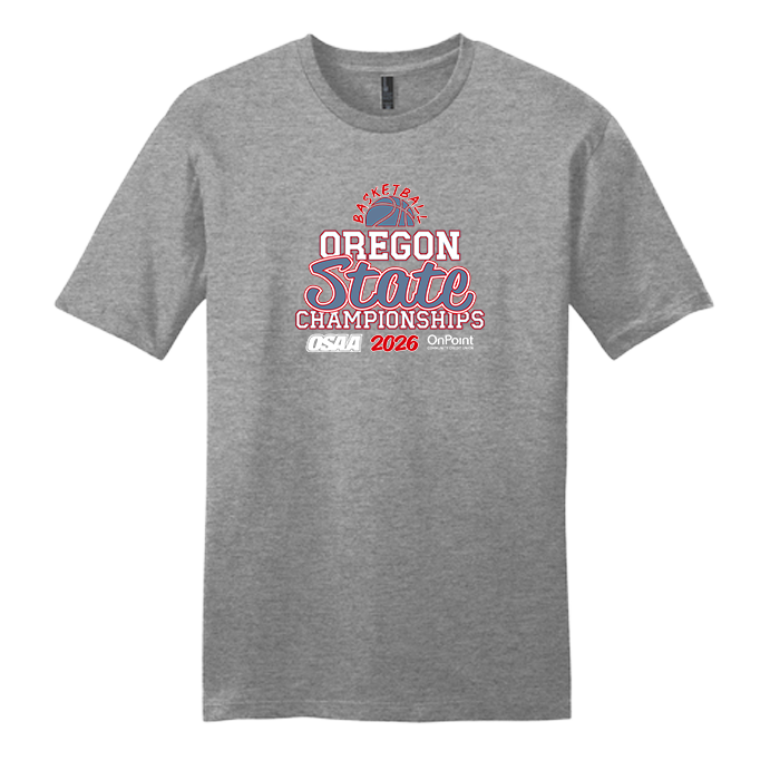 Short Sleeve - OSAA 2026 State Basketball - Grey Frost