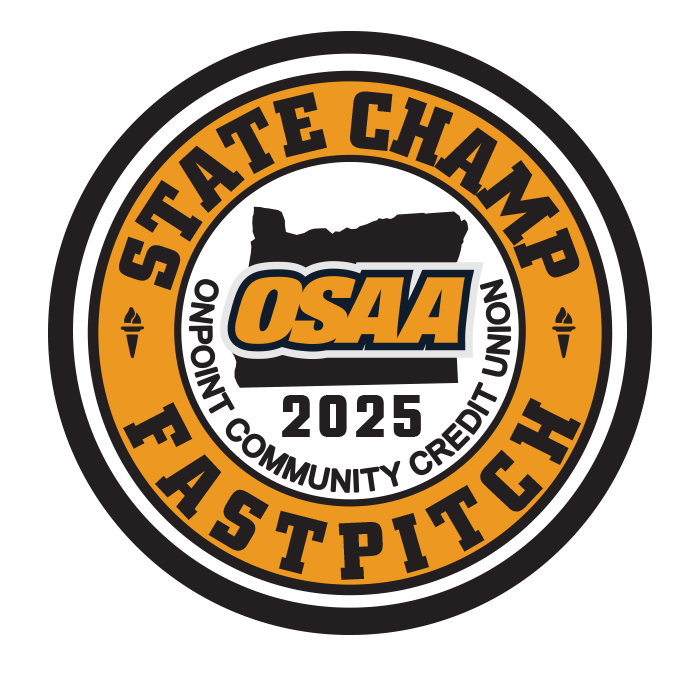 CHAMP Patch - OSAA 2024-2025 State Championships - Gold/Black